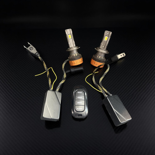 XENON 9005 S80 3 COLOUR LED KIT WITH REM XENON 9005 S80 3 COLOUR LED KIT WITH REM